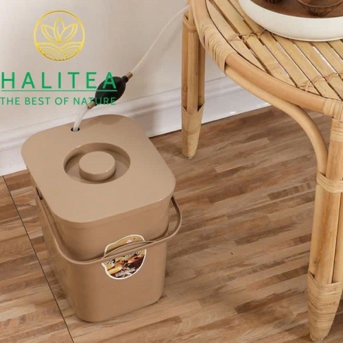 Thùng Đựng Bã Trà Nhựa Tròn 4L, 7L, 10L