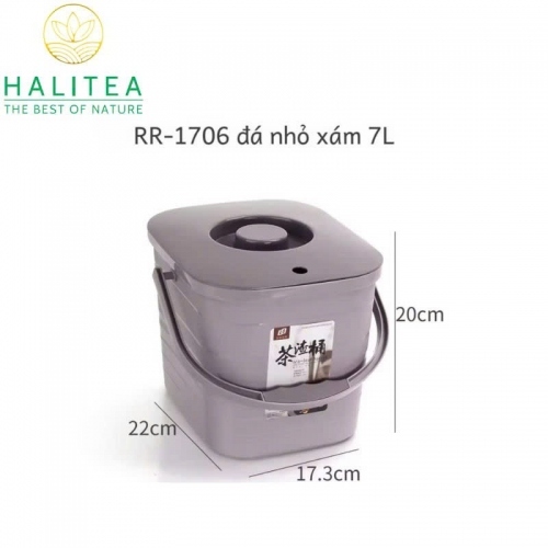 Thùng Đựng Bã Trà Nhựa Tròn 4L, 7L, 10L