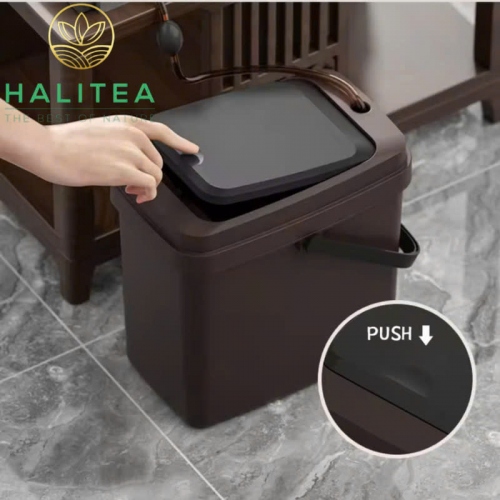 Thùng Đựng Bã Trà Và Nước Tiện Lợi 5L, 7L, 10Lít