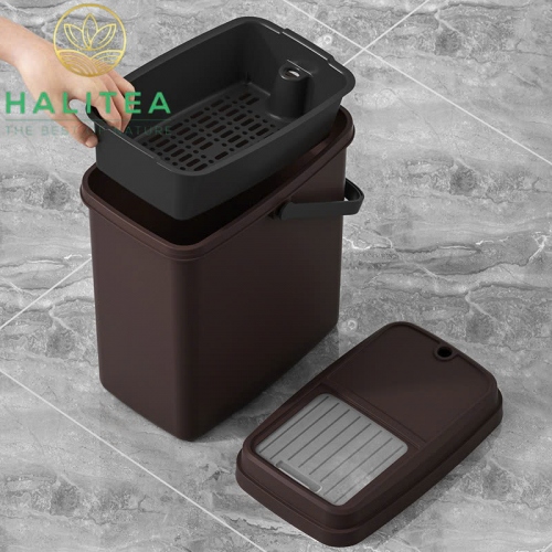 Thùng Đựng Bã Trà Và Nước Tiện Lợi 5L, 7L, 10Lít
