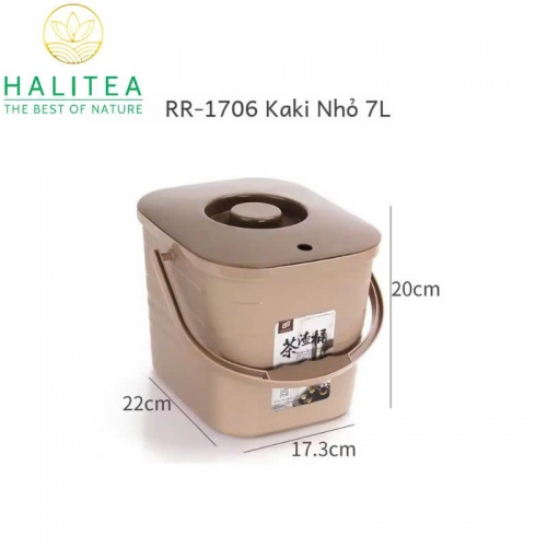 Thùng Đựng Bã Trà Và Nước Tiện Lợi 5L, 7L, 10Lít