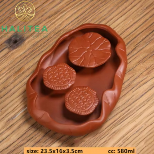 Thuyền Trà Lá Sen 600ml