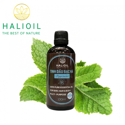 Tinh Dầu Bạc Hà HALIOIL - Peppermint -Chai100ml
