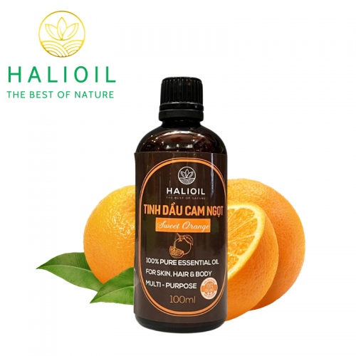 Tinh Dầu Cam Ngọt HALIOIL - Sweet Orange Chai 100ml