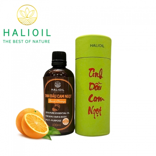 Tinh Dầu Cam Ngọt HALIOIL - Sweet Orange Chai 100ml