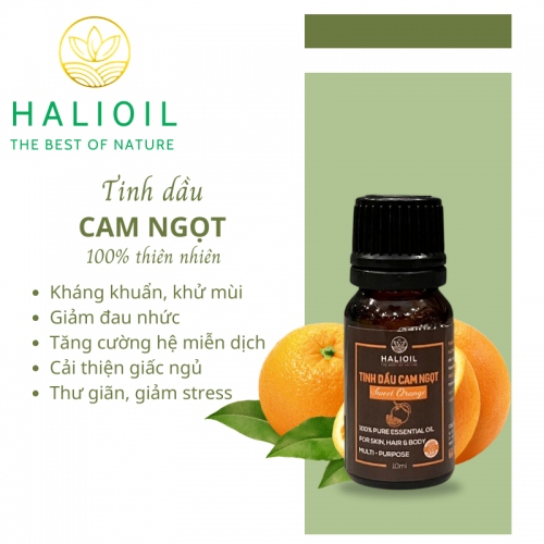 Tinh Dầu Cam Ngọt HALIOIL - Sweet Orange Chai10ml
