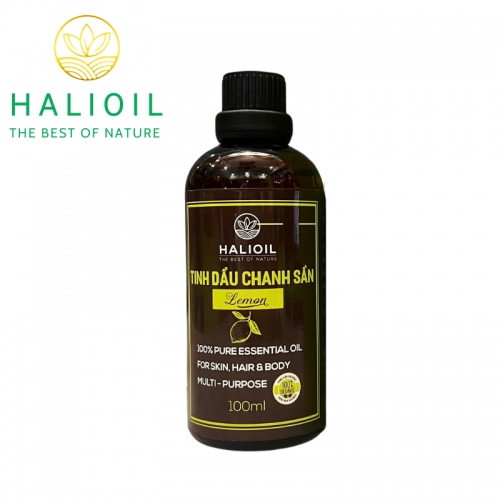 Tinh Dầu Chanh Sần HALIOIL - Lemon Chai 100ml