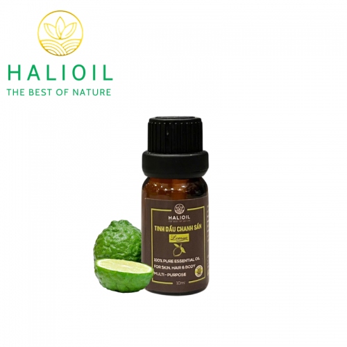 Tinh Dầu Chanh Sần HALIOIL - Lemon Chai 10ml