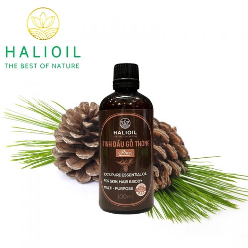 Tinh Dầu Gỗ Thông HALIOIL - Pine Chai 100ml