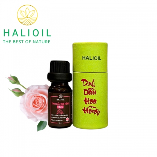 Tinh Dầu Hoa Hồng HALIOIL - Rose Chai 10ml