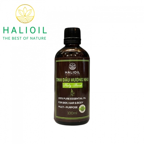Tinh Dầu Hương Nhu HALIOIL - Holy Basil 100ml