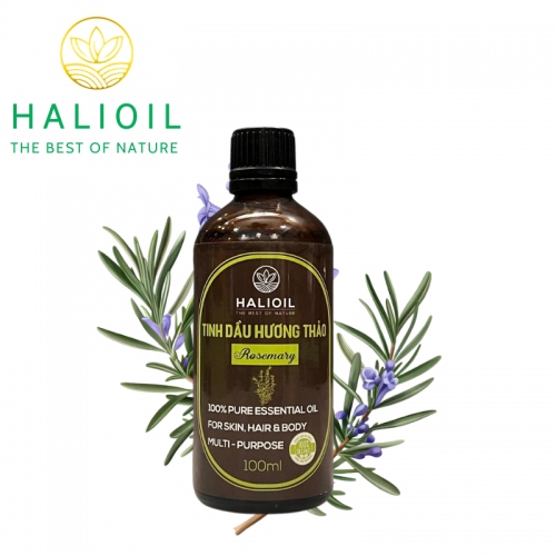 Tinh Dầu Hương Thảo HALIOIL - Rosemary Chai 100ml