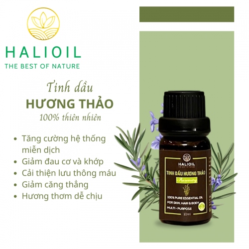 Tinh Dầu Hương Thảo HALIOIL - Rosemary Chai 10ml