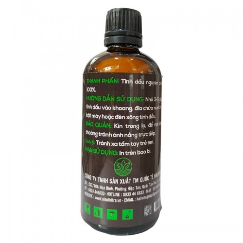 Tinh Dầu Long Não HALIOIL - Comphor Chai 100ml