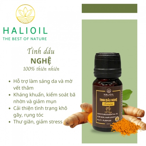 Tinh Dầu Nghệ HALIOIL - Turmeric Chai 10ml