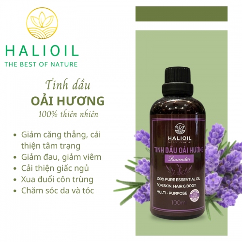 Tinh Dầu Oải Hương HALIOIL - Lavender 100ml