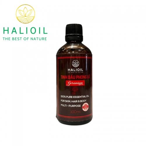 Tinh Dầu Phong Lữ HALIOIL - Geranium Chai 100ml