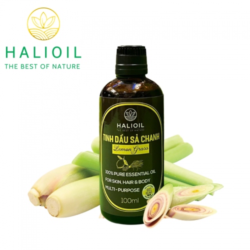 Tinh Dầu Sả Chanh HALIOIL - Lemon Grass Chai 100ml