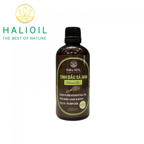 Tinh Dầu Sả Java HALIOIL - Citronella Chai 100ml