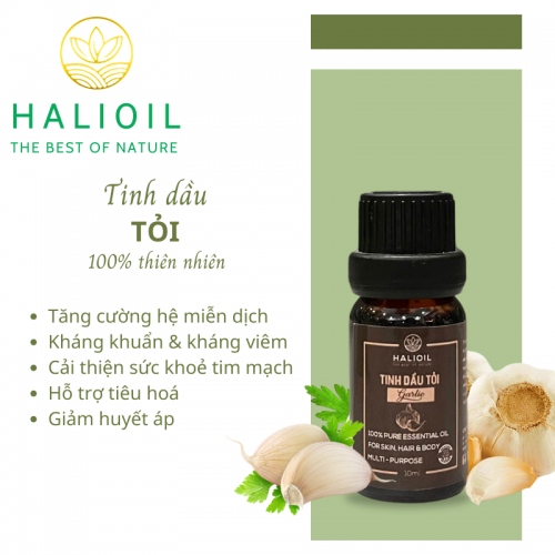 Tinh Dầu Tỏi HALIOIL - Garlic Chai 10ml