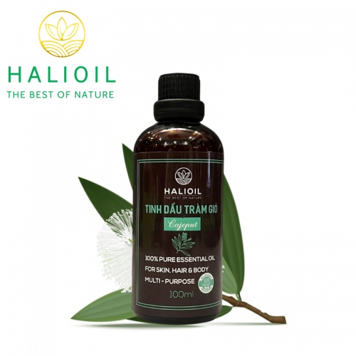 Tinh Dầu Tràm Gió HALIOIL - Cajeput Chai 100ml