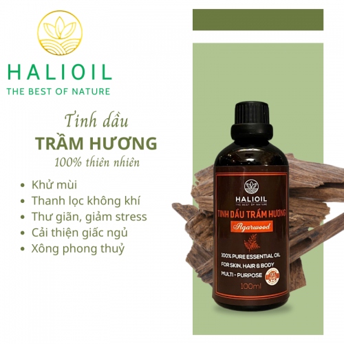 Tinh Dầu Trầm Hương HALIOIL - Agarwood 100ml