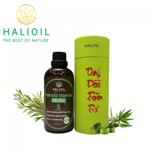 Tinh Dầu Tràm Trà HALIOIL - Tea Tree Chai 100ml