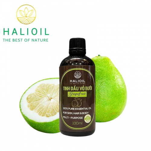 Tinh Dầu Vỏ Bưởi HALIOIL - Grapefruit - Chai 100ml