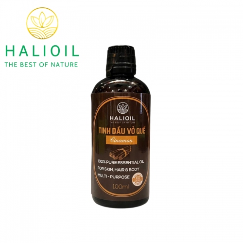 Tinh Dầu Vỏ Quế HALIOIL - Cinamon Chai 100ml