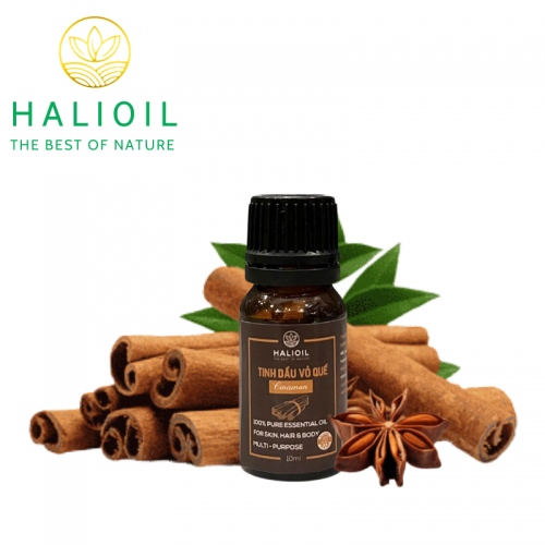 Tinh Dầu Vỏ Quế HALIOIL - Cinamon Chai 10ml