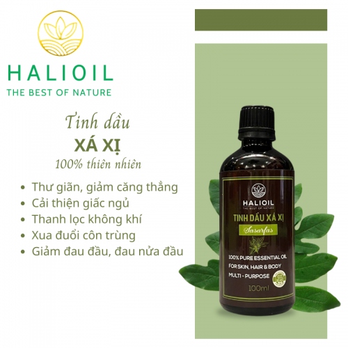 Tinh Dầu Xá Xị HALIOIL - Sasarfas - 100ml