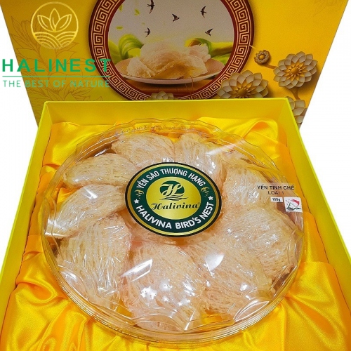 Tổ Yến Tinh Chế Sạch Lông Loại 1 Hộp Cứng Cao Cấp 100Gr