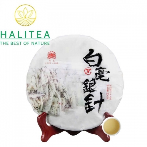 Trà Bạch Hào Ngân Châm Cổ Thụ Vân Nam Bánh 357g – Moonlight White Cao Cấp