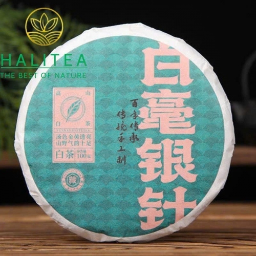 Trà Bạch Hào Ngân Châm Vân Nam Bánh 100g