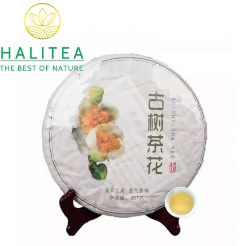 Trà Bánh Hoa Trà Cổ Thụ 357g – Camellia Cake Tea Thanh Khiết