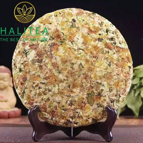 Trà Bánh Hoa Trà Cổ Thụ 357g – Camellia Cake Tea Thanh Khiết