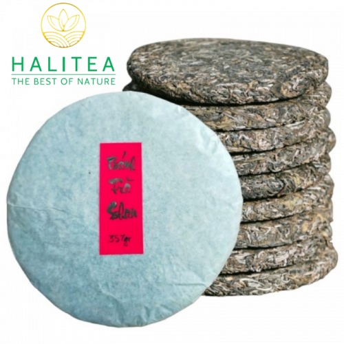 Trà Bánh Shan Tuyết Cổ Thụ Tây Côn Lĩnh 357Gr (Trà Sống - Sinh Trà)