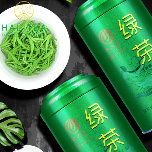 Trà Bích Loa Xuân Hộp Thiếc Xanh 250gr