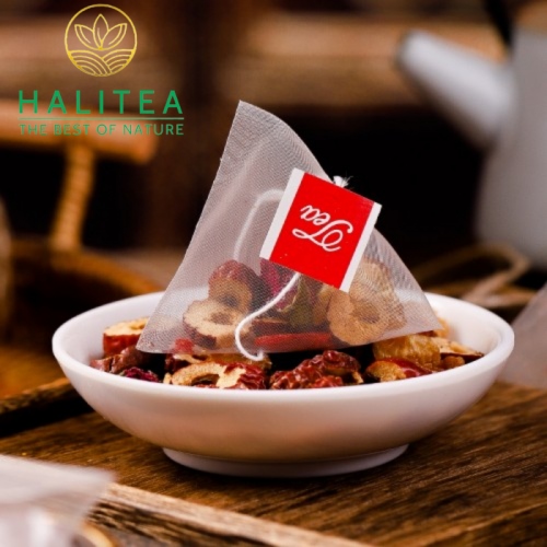 Trà Bổ Dưỡng 4 Vị Túi Tam Giác Hũ 15 Túi X 5gr