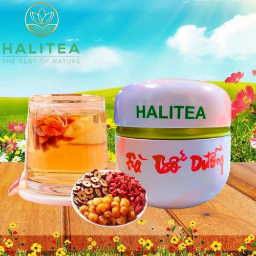 Trà Bổ Dưỡng HALITEA Túi Tam Giác Hộp Thiếc 40g/ hộp/10 túi