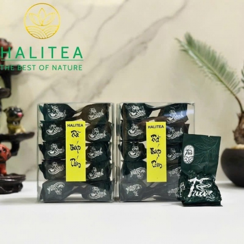 Trà Búp Tím Thái Nguyên Đặc Biệt Hộp Kiếng Gói 10gr