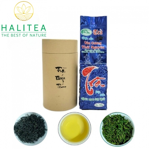 Trà Búp Tím Thái Nguyên Đặc Biệt Lon Giấy 100G