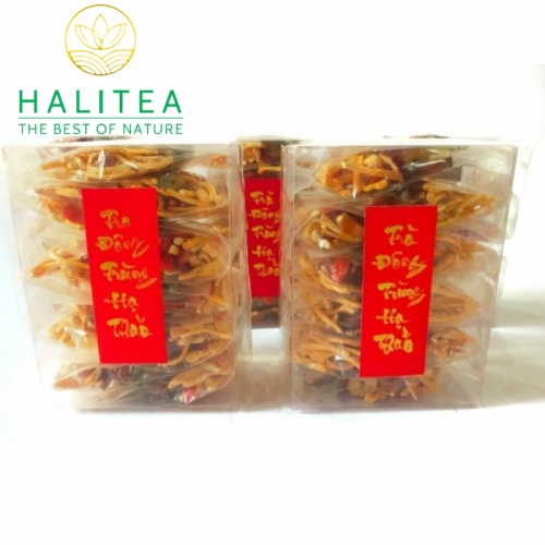Trà Đông Trùng Hạ Thảo HALITEA Hộp Kiếng 10 Gói