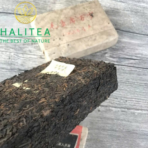 Trà Gạch Phổ Nhĩ Sống Văn Cách 1968 Mãnh Hải – Lão Chuyên Trân Tàng 500g