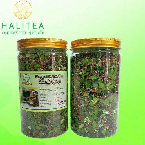 Trà Gạo Lứt Đậu Đen Xanh Lòng Hũ 500gr