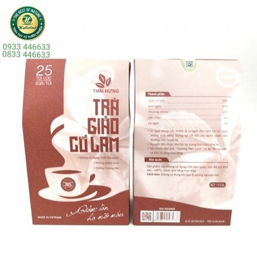 Trà Giảo Cổ Lam Túi Lọc 25 Túi X 5gr