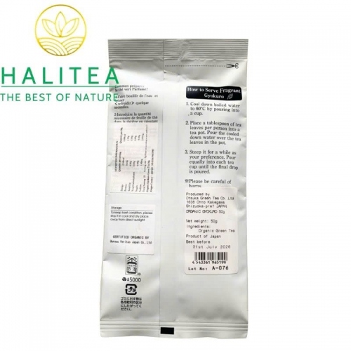Trà Gyokuro Organic Otsuka Green Nhật Bản – Lá Rời 50g