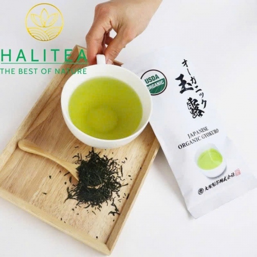 Trà Gyokuro Organic Otsuka Green Nhật Bản – Lá Rời 50g