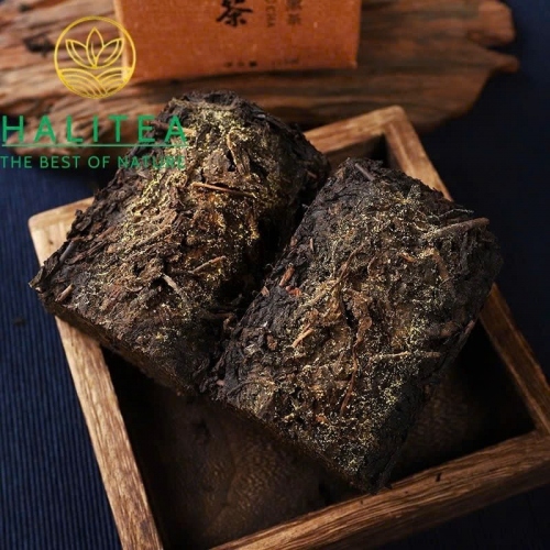 Trà Hắc Trà An Hóa Phục Trà Kim Hoa 2015 Bánh Trà 1kg