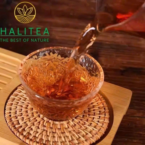 Trà Hắc Trà Kim Hoa Phục Trà Thiên Tiêm An Hóa – Hũ Thiếc 125g